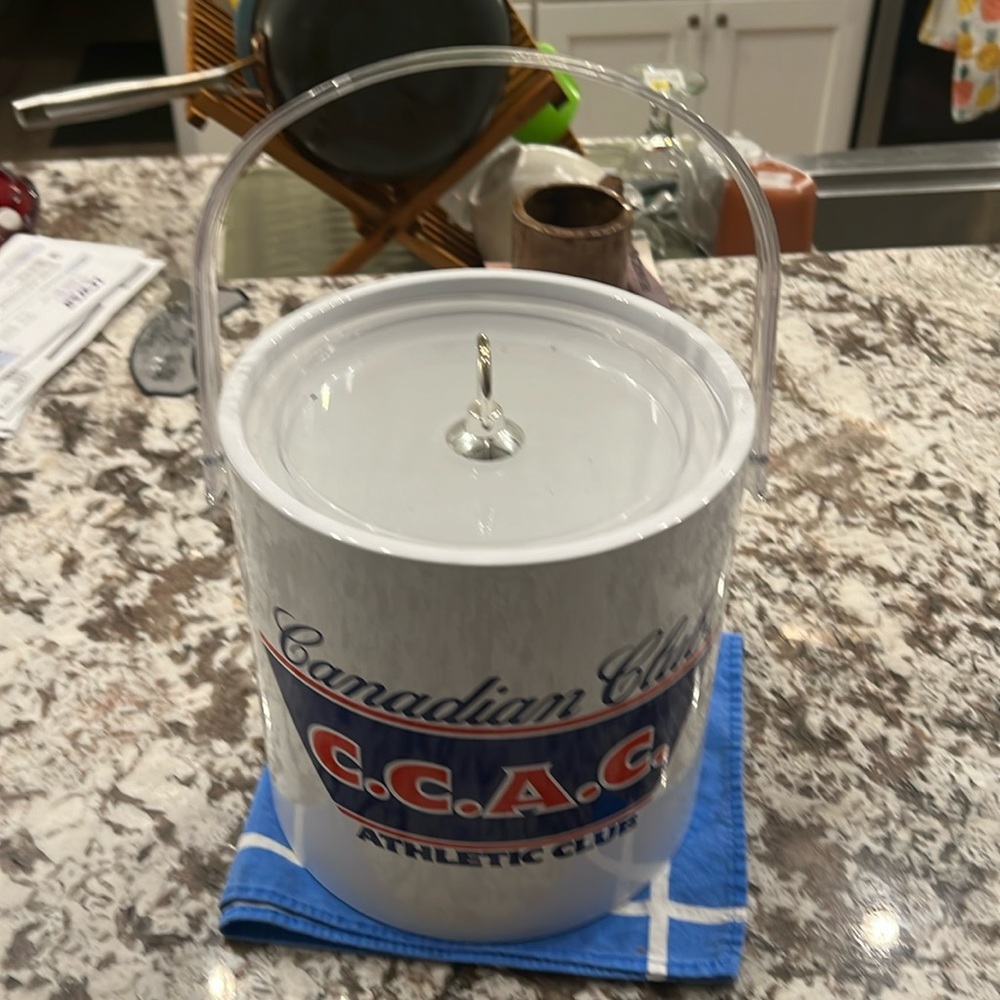 Canadian Club C.C.A.C. Athletic Club ice chest old school vintage retro style